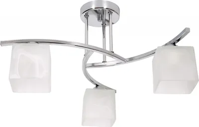 Produktbild von Deckenleuchte Hängeleuchte Deckenleuchter Glas Chrom