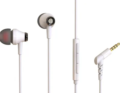 Produktbild von BUXTON BHP 4060 mk2 WHITE Slúchadlá, frekvenčný rozsah 20 Hz - 20 kHz, impedancia 27 Ohm +/- 10%, citlivosť 95 db +/- 3dB (při 1 kHz), integrované ovládanie a mikrofón na kábli