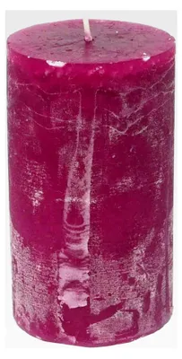 Produktbild von Stumpenkerze durchgefärbt 12 x Ø 7 cm (Beere)