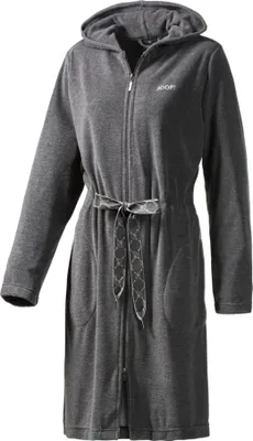 Produktbild von JOOP! Damen Kurzmantel mit Kapuze,Tunnelzug und Reißverschluß, extraleicht 1659 Farbe grau-melange Größe M