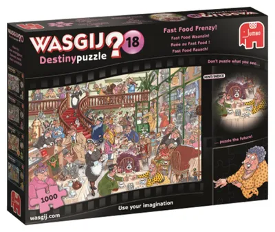 Produktbild von Wasgij Destiny 18 - Fast Food Rausch - 1000 Teile Puzzle