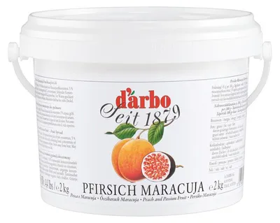 Immagine prodotto di Darbo Marmellata naturale di pesche e frutto della passione 2000g