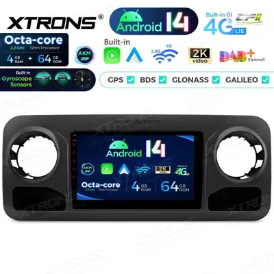 Produktbild von Xtrons PXP14MSPGDAB Android Autoradio Mercedes Sprinter 2018-2022 mit DAB
