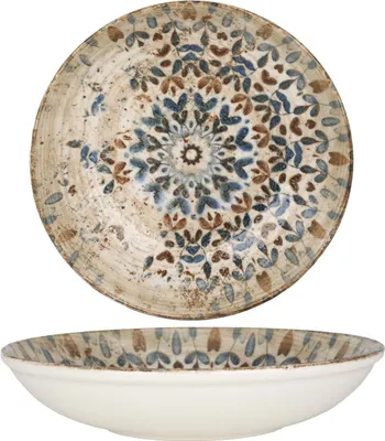 Immagine prodotto di Piatto fondo Rinart - Aztec - Porcellana - 25 cm (1200cc)