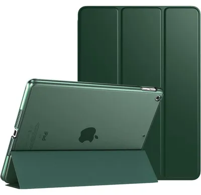 Produktbild von Schutzhülle für iPad 10,2 Zoll, Ultra Dünn Durchscheinend, Smart Cover mit Auto Wake/Sleep, Nachtgrün