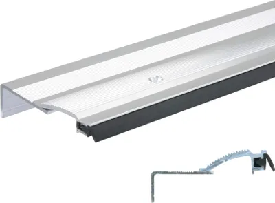 Immagine prodotto di Soglia per porte con guarnizione in alluminio 100 cm Larghezza soglia 32 - 56 mm - Per pezzo