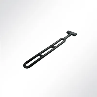 Produktbild von Lysel® Verstellbare Gummistroppe, (L) 260mm in schwarz (100 Stück)