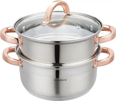 Image de Klausberg ensemble cuiseur vapeur 20 cm 3 éléments KB7728