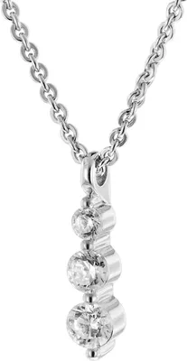 trendor 68284 Damen-Halskette mit Zirkonia-Anhänger 925 Silber 1