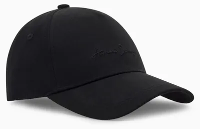 Zdjęcie produktu dla Czapka damska Armani Exchange A|X z logo, czarna, uniwersalny rozmiar