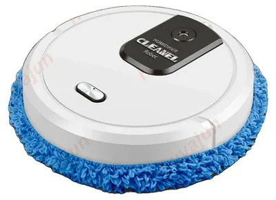 Image de Robot aspirateur, batterie de 1 500 mAh, dimensions : 25 cm, poids : 730 g, tension : 3,7 V, niveau sonore : 60 dB