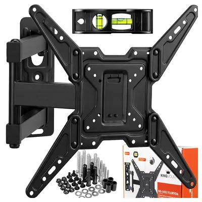 Produktbild von King Mount TV Wandhalterung KG-1032 Florida | 22" - 65" | Vesa 75x75 - 400x400 | 40 kg | Schwarz