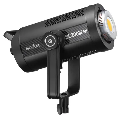 Zdjęcie produktu dla Godox SL200IIIBi Studio LED Video Light 215W Wysokowydajna lampa fotograficzna 2800K-6500K Z regulacją jasności 9 efektów świetlnych CRI96 TLCI97 Mocowanie Bowens Aplikacja