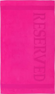 Produktbild von Strandtuch RESERVED 200 Fuchsia XL 100cm x 180cm