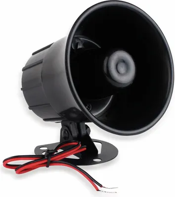 Obrázok produktu pre Alarmová siréna, 100 mm, 6...12 V-, 15 W, 110 dB