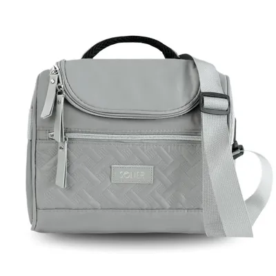 Zdjęcie produktu dla Torba termiczna lunch box Solier LBS04 z regulowanym paskiem – szary