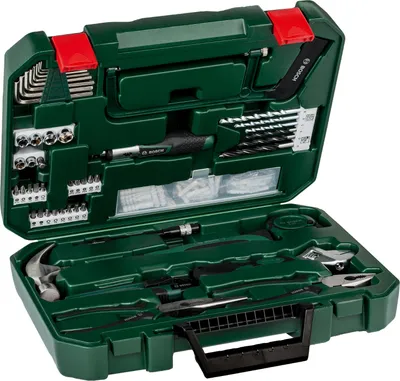 Produktbild von Bosch Promoline Universal-Set All in one Kit 111-teilig Werkzeug-Set Koffer