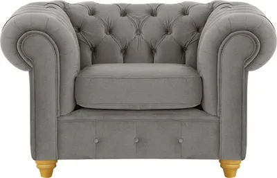 Produktbild von SLF24 - Sessel Chesterfield Max - anthrazit - Velluto 19