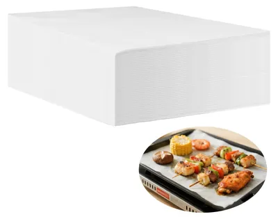 Image de Solidchoice - 500 feuilles de papier sulfurisé prédécoupées, idéales pour la cuisson et la cuisine