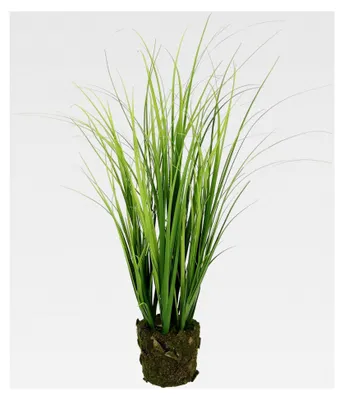 Produktbild von Künstlicher Grasbusch im Erdtopf, 45x15x15cm