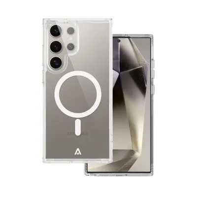 Produktbild von alkaya. LUCID kompatibel mit MagSafe Samsung Galaxy S24 Ultra Schutzhülle, Handyhülle, Silikonhülle - Transparent