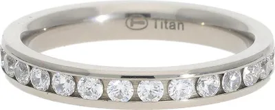 Produktbild von Ring Titan mit Zirkonia JL26-07-0019 JuwelmaLux Größe 54