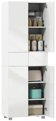 Produktbild von ZMH Küchenbuffet, modernes Aufbewahrungsmöbel mit Schränken, verstellbaren Einlegeböden, Schublade und Nische, für Esszimmer und Wohnzimmer