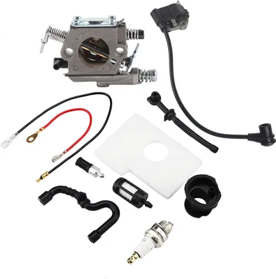 Obrázek produktu pro Sada zapalovací cívky karburátoru pro motorovou pilu Stihl Walbro 017 018 MS170 MS180