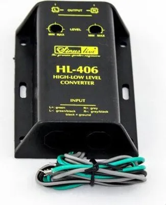 Produktbild von Sinuslive HL-406 High-Low-Level-Converter Lautsprecher Cinch-Adapter