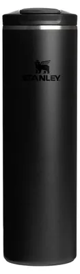 Produktbild von Stanley Transit Fliptop Mug, Schwarz, Edelstahl, Edelstahl, Silikon, Kaffee, Tee, Saft, 590 ml