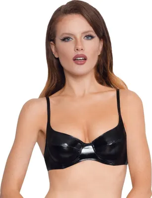Immagine prodotto di Black Level - Reggiseno in vinile - reggiseno con ferretto in un look lucido