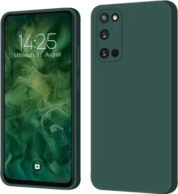 A product image showing a smartphone case from two angles.