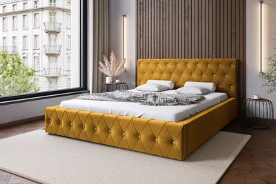 Obrázek produktu pro Postel VITO 180x200 zlatá