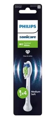 Productafbeelding van Philips HX6064/87 Sonicare Optimal White: Vervangende opzetborstels, 4-delige set