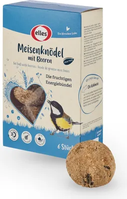 Produktbild von "elles" 6 Stk Meisenknödel + Beeren ohne Netz
