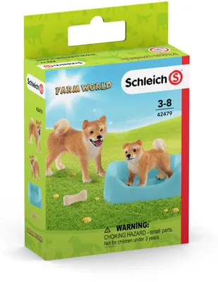 Produktbild von Schleich Shiba Inu Mutter und Welpen, 42479