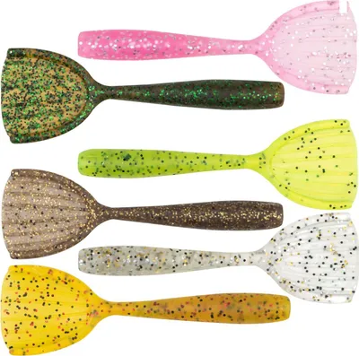 Produktbild von Fox Rage Creature Shovel Shad - Gummiköder, Farbe:Green Pumpkin UV, Länge / Packungsinhalt:9cm / 6 Stück
