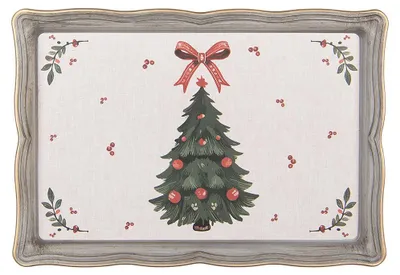 Obrázok produktu pre Clayre & Eef Podnos 31 x 22 x 2 cm, béžový, plast