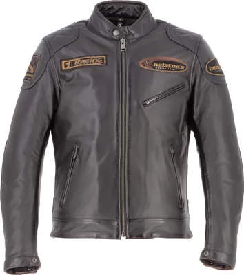 Produktbild von Helstons Trevor Motorrad Lederjacke, braun/schwarz, 3XL