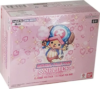 Produktbild von One Piece Card Game - Memorial Collection Extra Booster Display EB01 (24 Booster) - EN