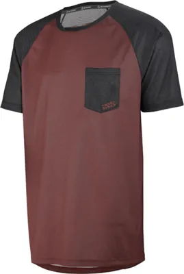 Produktbild von iXS Herren Jersey Flow , Night Red - Rot Schwarz, S