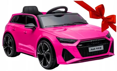 Produktbild von Ekspand | Elektromobil Audi RS 6 - Rosa - Mit Fernsteuerung - Sicher und Komfortabel - Spaß für Kinder