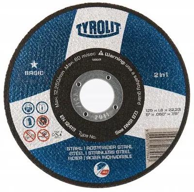 Image de Tyrolit Disque de meulage métal FASTCUT 230x6mm Inox