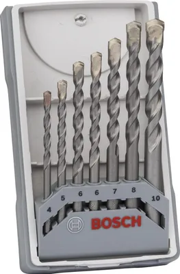 Immagine prodotto di Bosch 2607017082 Bosch Betonbohrer Set 7 tlg. Silver Percussion