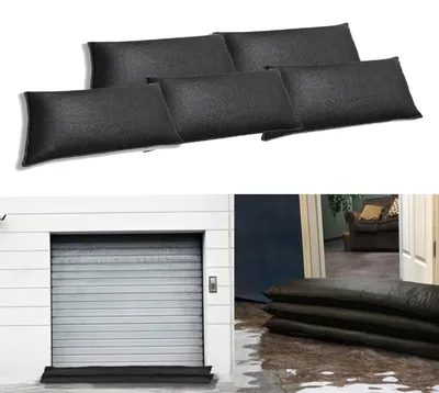 Zdjęcie produktu dla Worki z piaskiem aktywowane wodą 20 x 90 cm, 2 sztuki, do ochrony przeciwpowodziowej