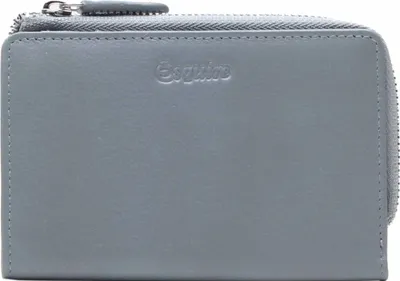Produktbild von Esquire Leder Geldbörse Viktoria 62 Wallet Grey blaugrau