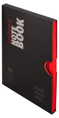 Immagine prodotto di Taccuino B5 a quadretti Indeed rosso, 210 pagine