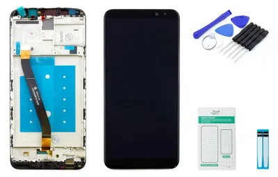 Produktbild von Huawei Mate 10 lite Display schwarz (mit Rahmen) - Set