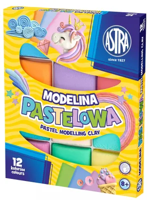 Produktbild von Astra Pastell-Modelliermasse 12 Farben