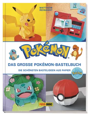 Produktbild von Pokémon: Das große Pokémon-Bastelbuch - Die schönsten Bastelideen aus Papier